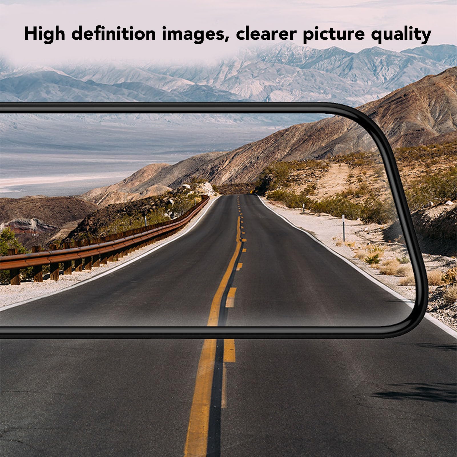Topiky Cámara de Espejo Retrovisor 4K, Cámara de Tablero con Pantalla Táctil de 9,66 Pulgadas con Grabación en Bucle Frontal y Trasero de Gran Angular de 170°, para Vehículos con