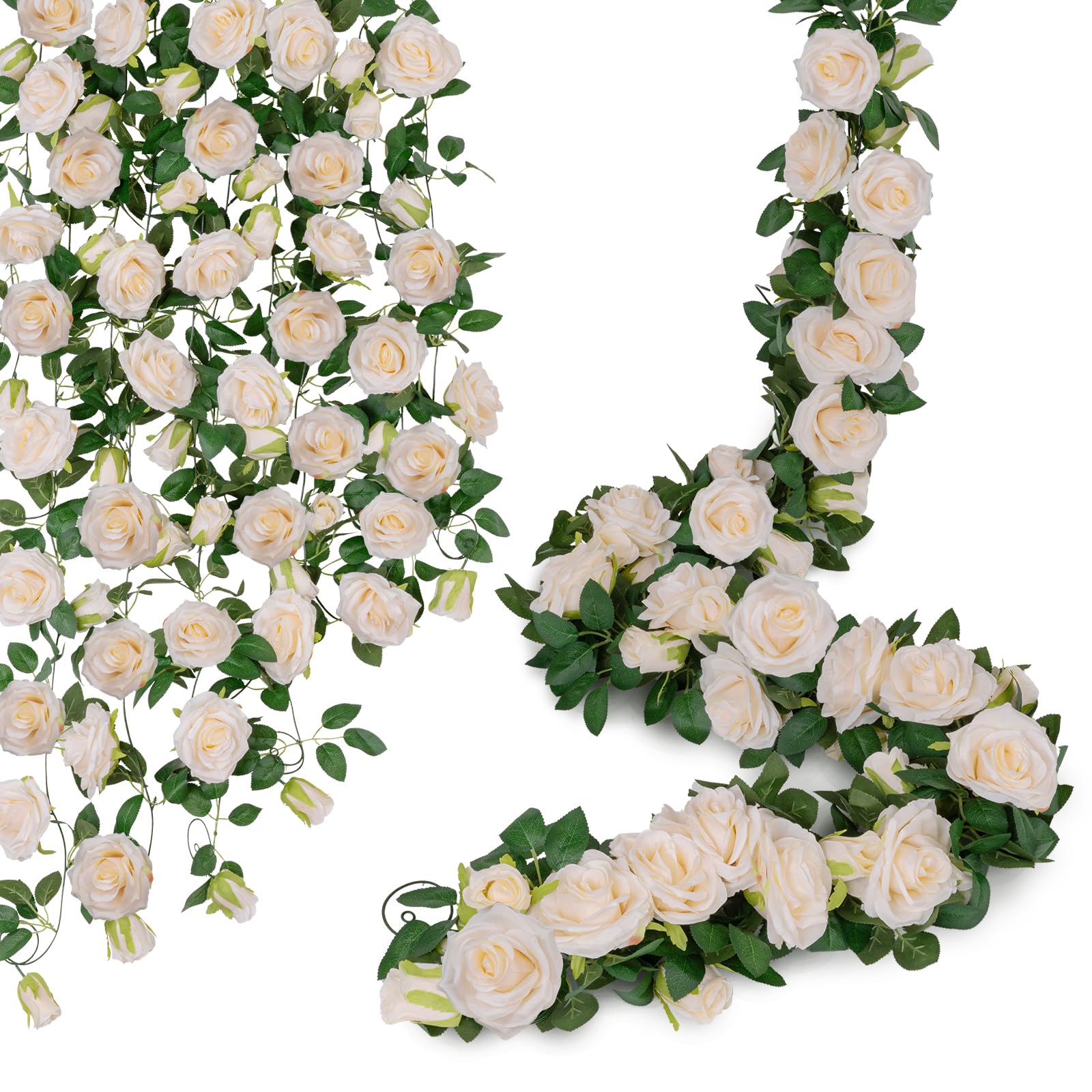 Guirlande de fleurs artificielles soie vigne artificielle mariage maison jardin