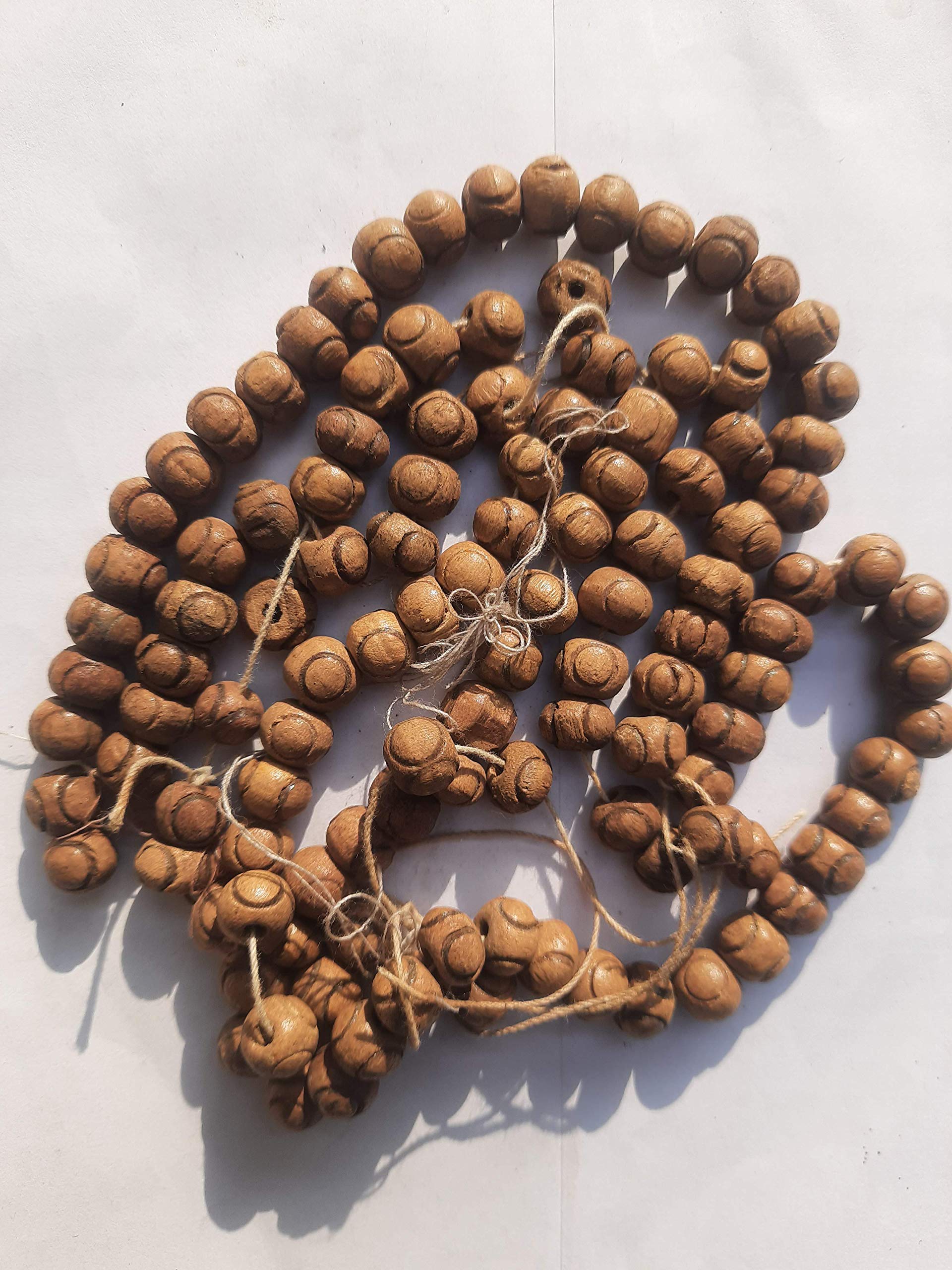 Bhavya EnterprisesWooden Beads for Craft/Macrame/DIY, 8 mm, 100 Pcs