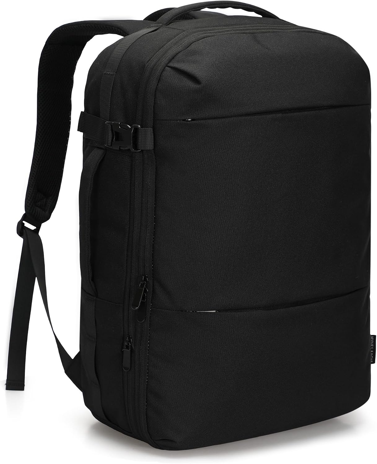 Hynes Eagle Expandable Carry On Backpack Men Travel Backpack Women Black