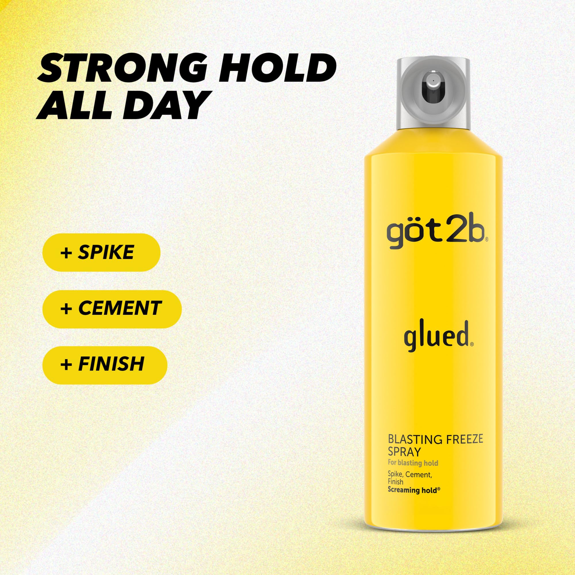 Amazon | Got2b Glued Blasting Freeze Hairspray Aero, 12 Ounce