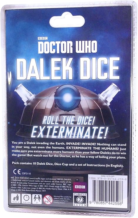 Cubicle 7 Dalek Dice Game