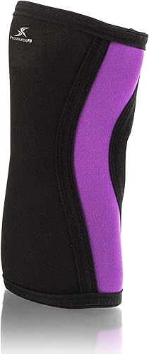 Prosource Knee Sleeve para Crossfit, sentadillas, levantamiento de pesas, Powerlifting de compresión conjunta, apoyo y rodilla Alivio del Dolor