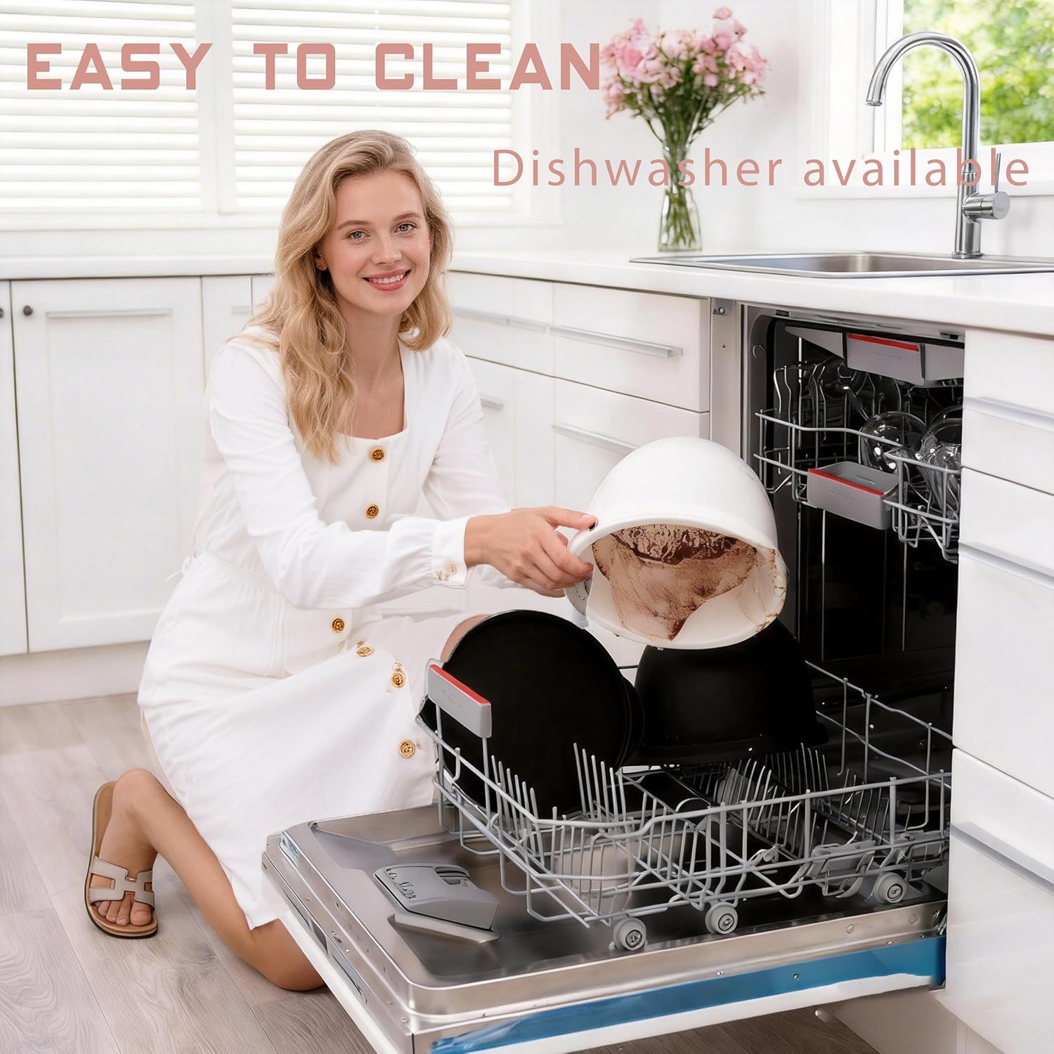 Silicone Liners for KitchenAid 5QT Stand Mixer Bowls – 3-Pack Set – Perfect for Beating, Rising & Storing Dough – Dishwasher Safe, BPA-Free & Food Safe