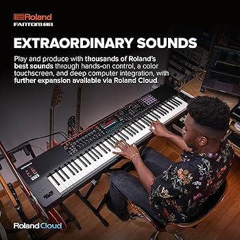 Amazon | ROLAND FANTOM-08 MUSIC WORKSTATION シンセサイザー