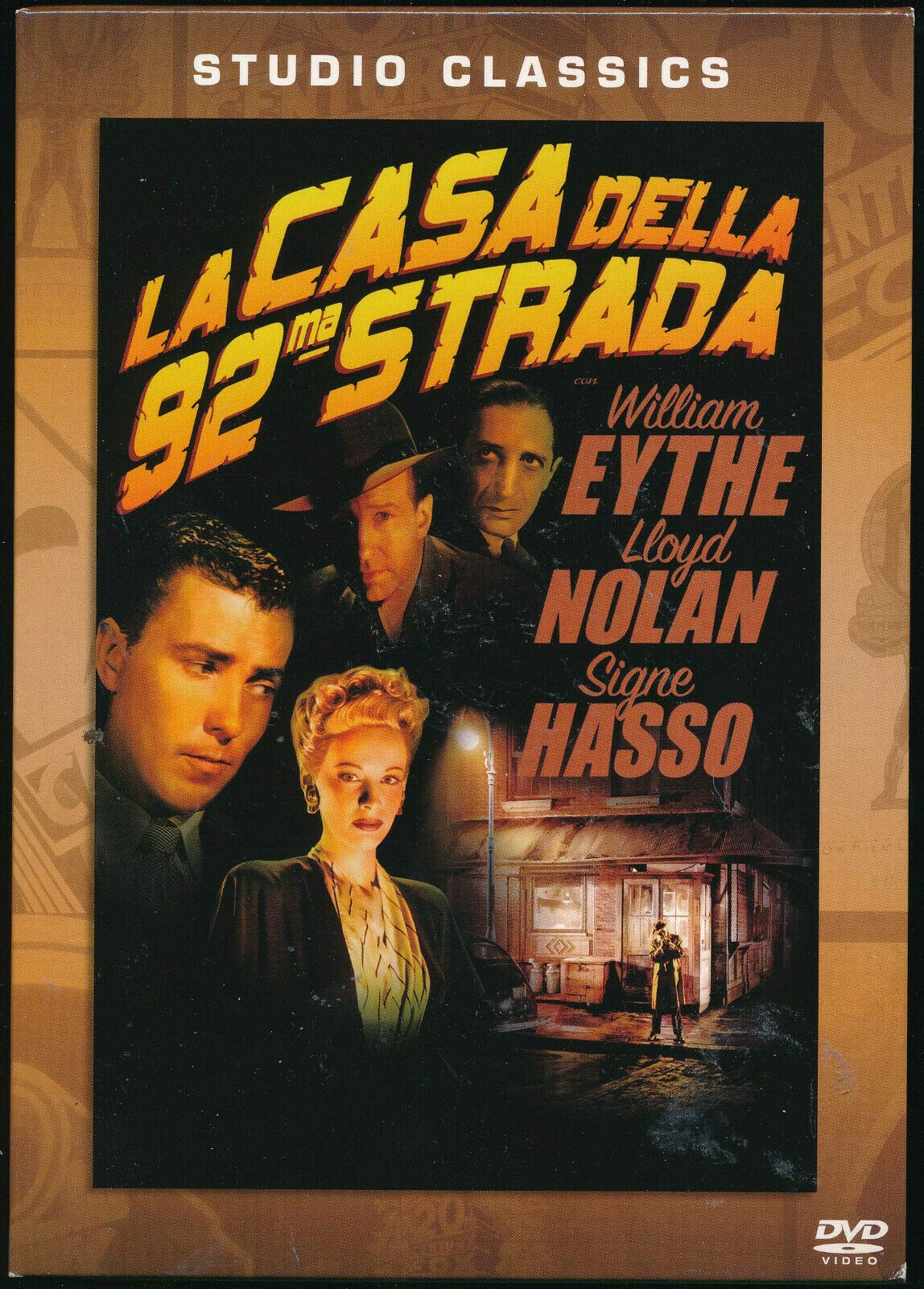 DVD La casa della 92ma strada edicion importada de Italia para coleccionistas de cine negro