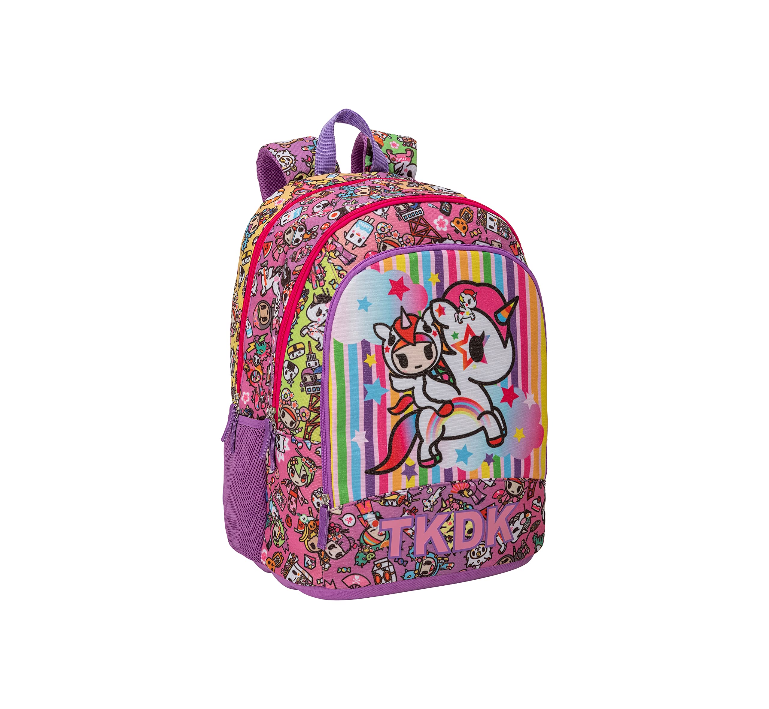 Tokidoki, Organizzato Zaino Scuola Elementare Unisex Bambini E Ragazzi, Multicolore, Taglia unica