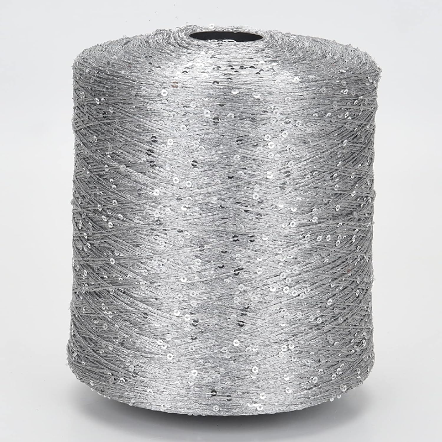 Crochet Yarn for Knitting Polyester Yarn with Sequins Yarn Yarn with Loops Knitting Yarn with Lurex Large Coil Yarn,03