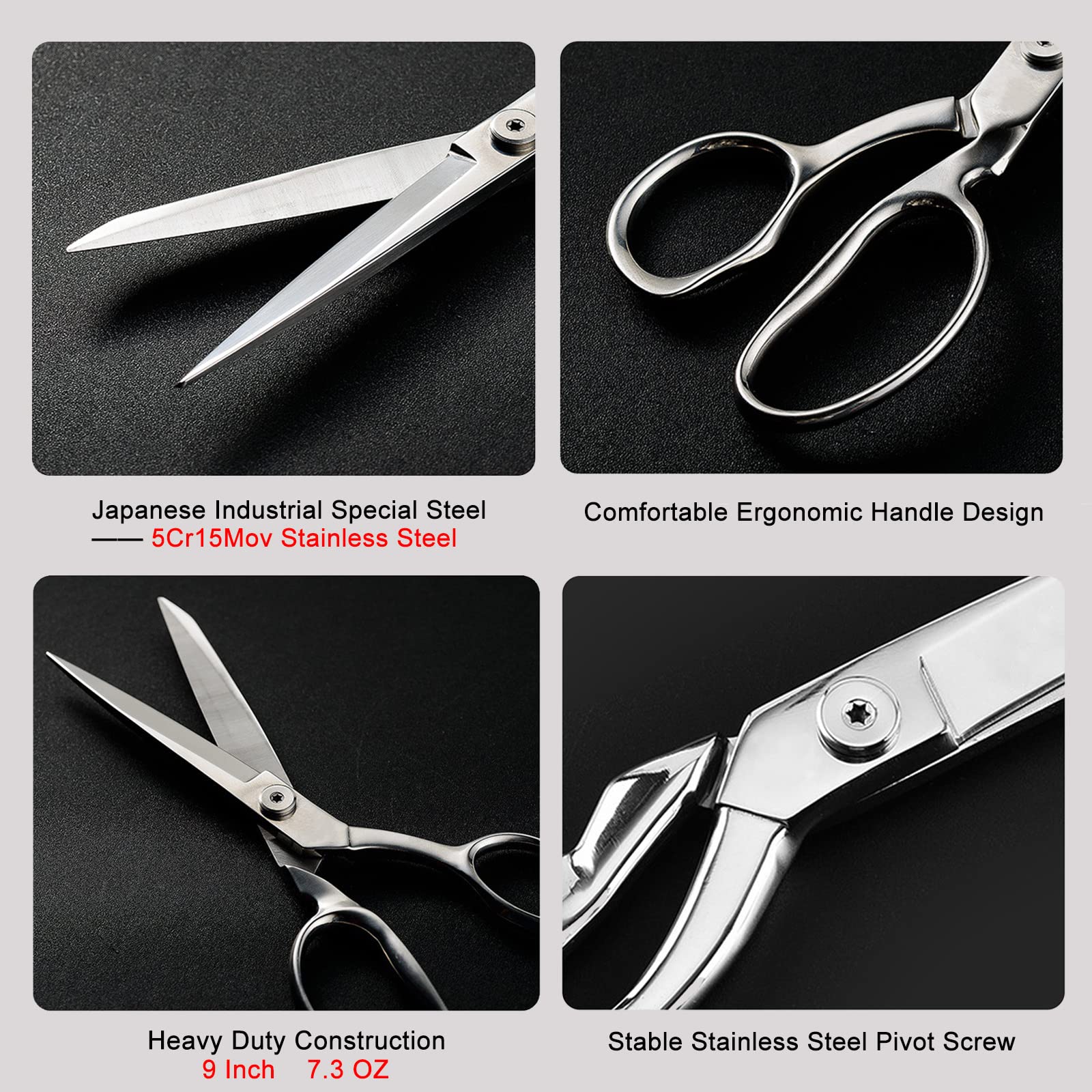  TONMA Fabric Scissors [Made in Japan] 10 inch Professional  Sharp Dressmaking Shears for Leather Cutting, Heavy Duty Japanese Utility  Tailor Sewing Scissors for Fabric Clothing Dressmakers Crafting : Arts,  Crafts 