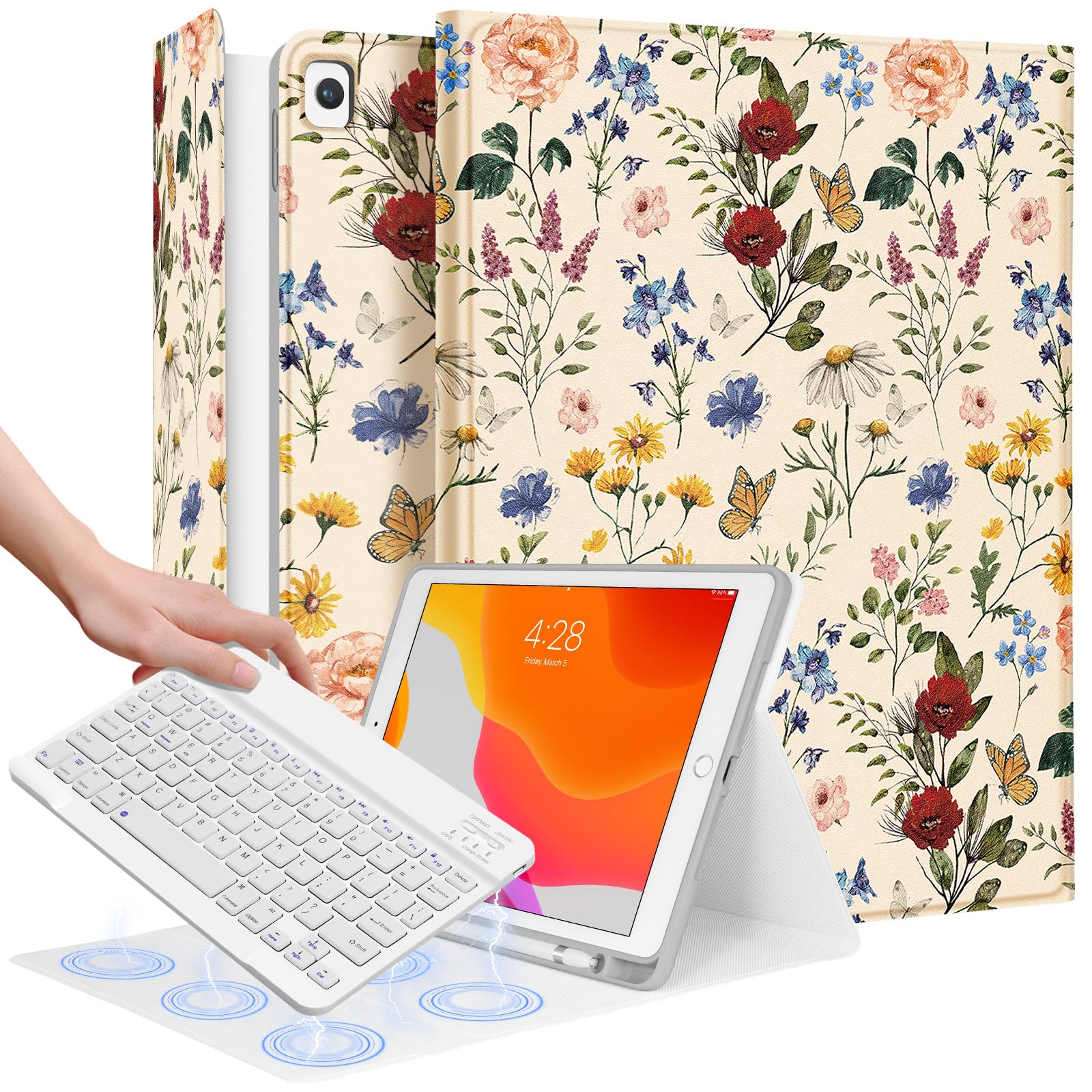 Amazon.com: Wazzasoft for iPad 9th/8th/7th/Air 3rd Generation/Pro 10.5 ...
