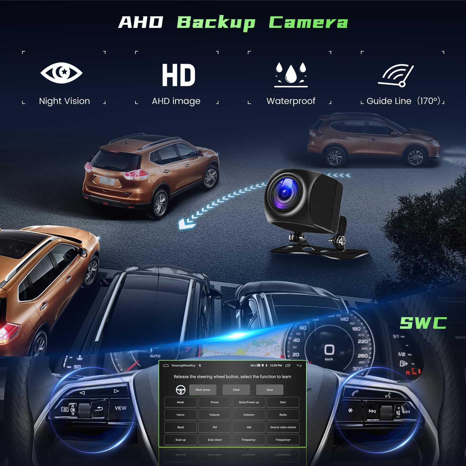 Rns510 Draadloos Carplay - Android Auto - Geschikt Voor Volkswagen Autoradio Met Bluetooth Android 11 Camera