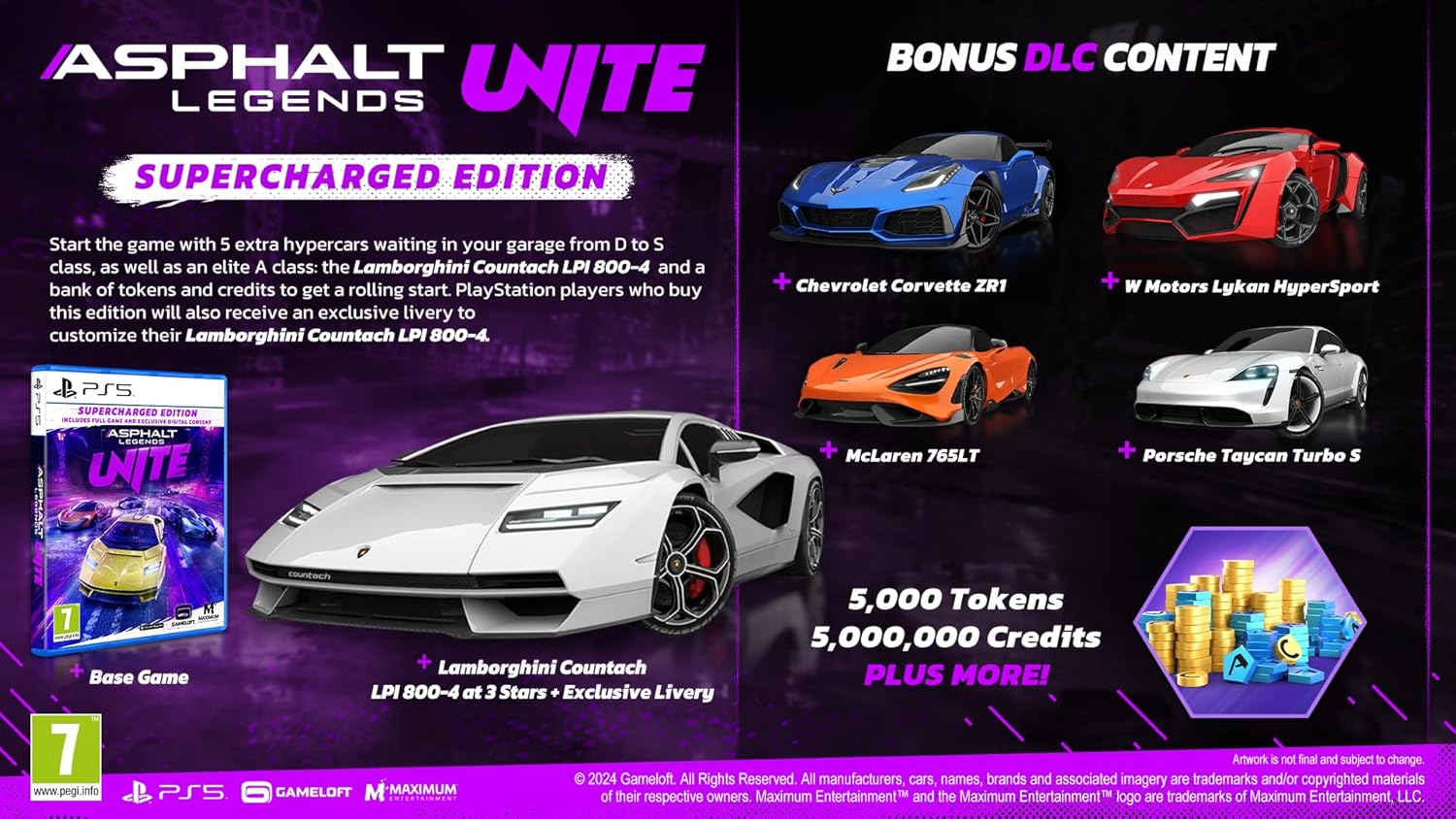Maximum Entertainment Asphalt Legends: Unite - Supercharged Edition (PS5)