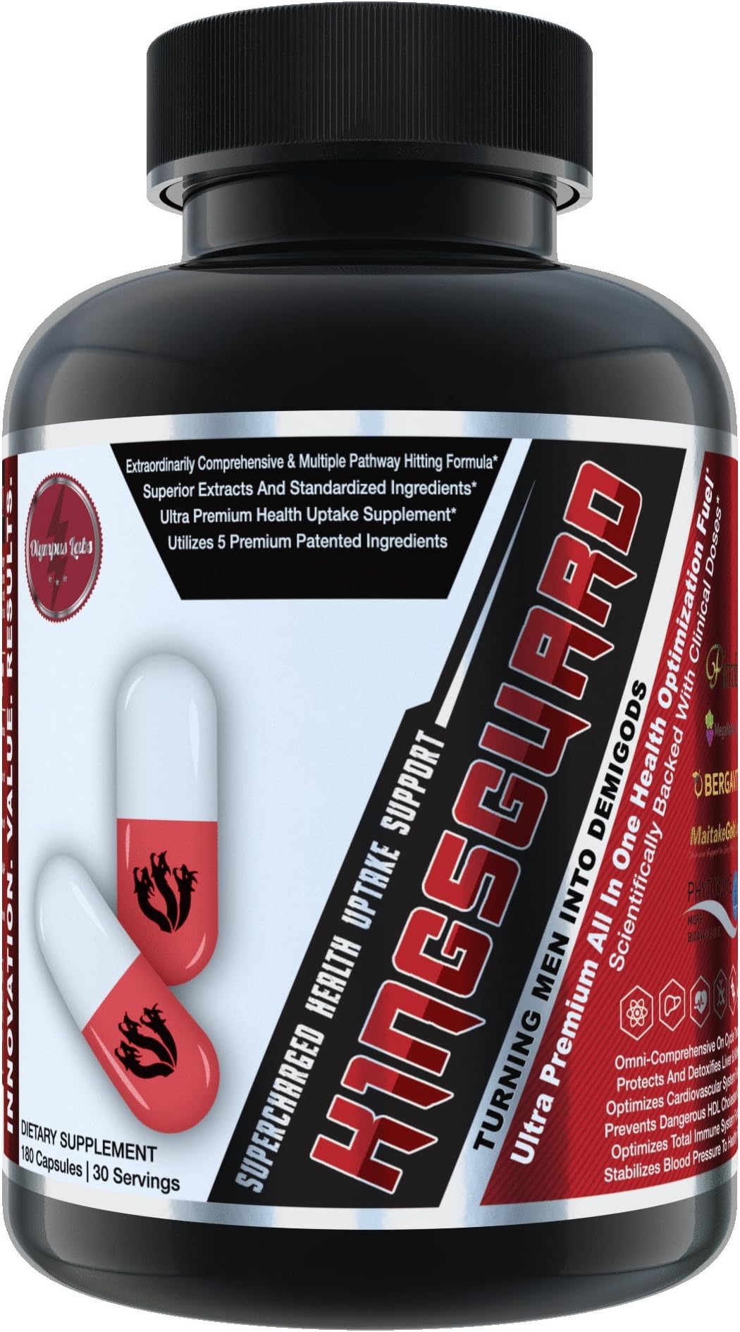 K1NGSGUARD Ultra Premium Health Optimization Support by Olympus Labs