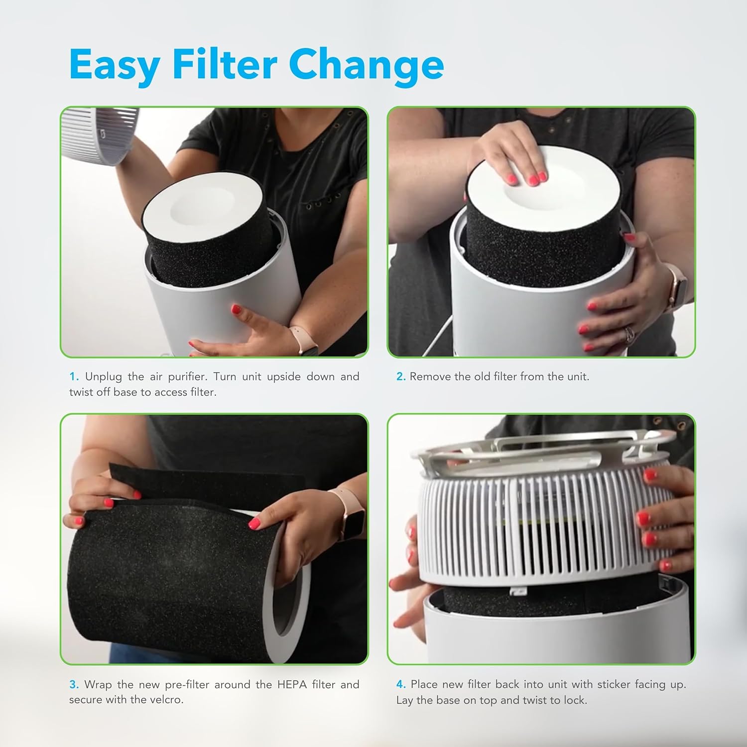 Hunter Fan H-HF670-VP Replacement Value Pack for HP670 Tower Purifier - Image 6