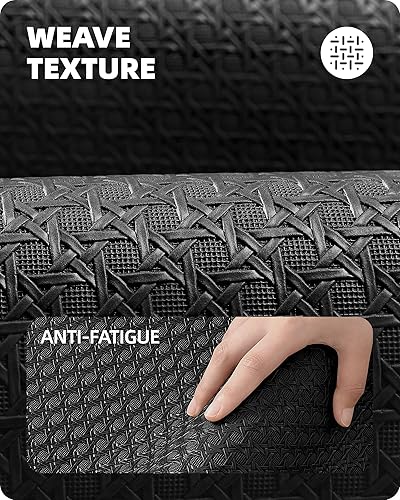 Miniatura 3 de Color&Geometry Alfombras de cocina, 2 unidades, tapetes antifatiga para suelo de cocina, antideslizante, tapete de espuma viscoelástica impermeable