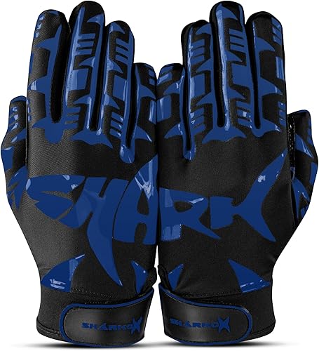 Non-Slip Football Gloves, Wide Receiver Gloves with High Grip, Perfect Sizes for Adult & Youth Football Gloves Men Enhanced Performance & Ultimate