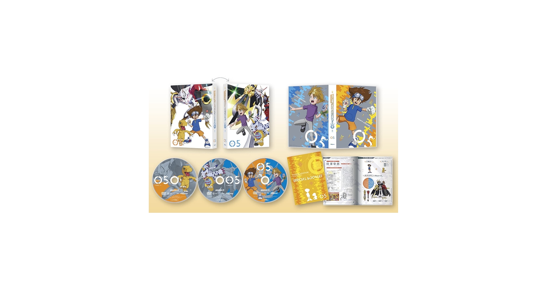 アニメ DIGIMON ADVENTURE DVD-BOX Digimon Adventure (Season 1 - 5) ~ All Region ~ English