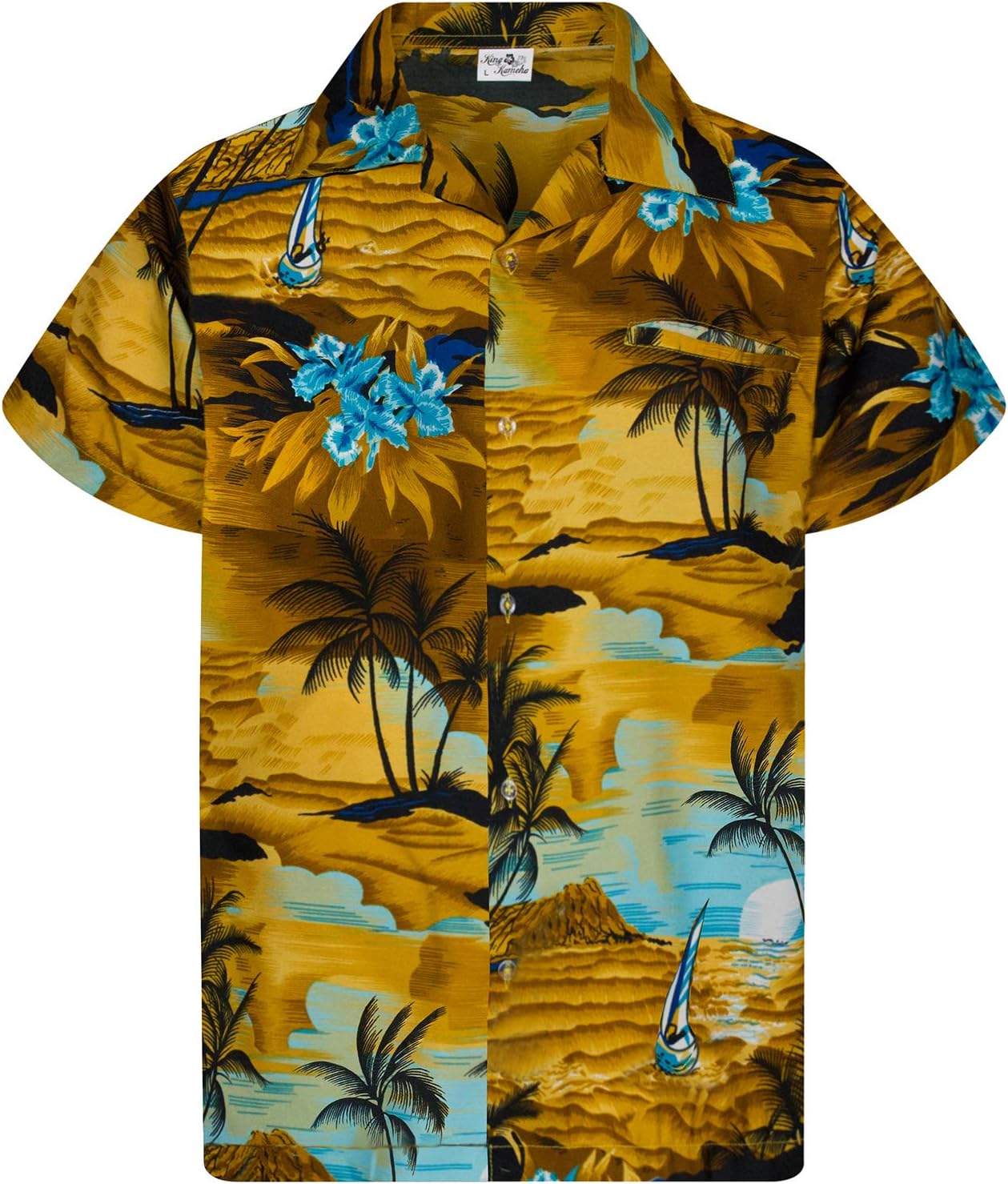 Hawaiian shirt, short sleeve shirt, summer shirt, party shirt