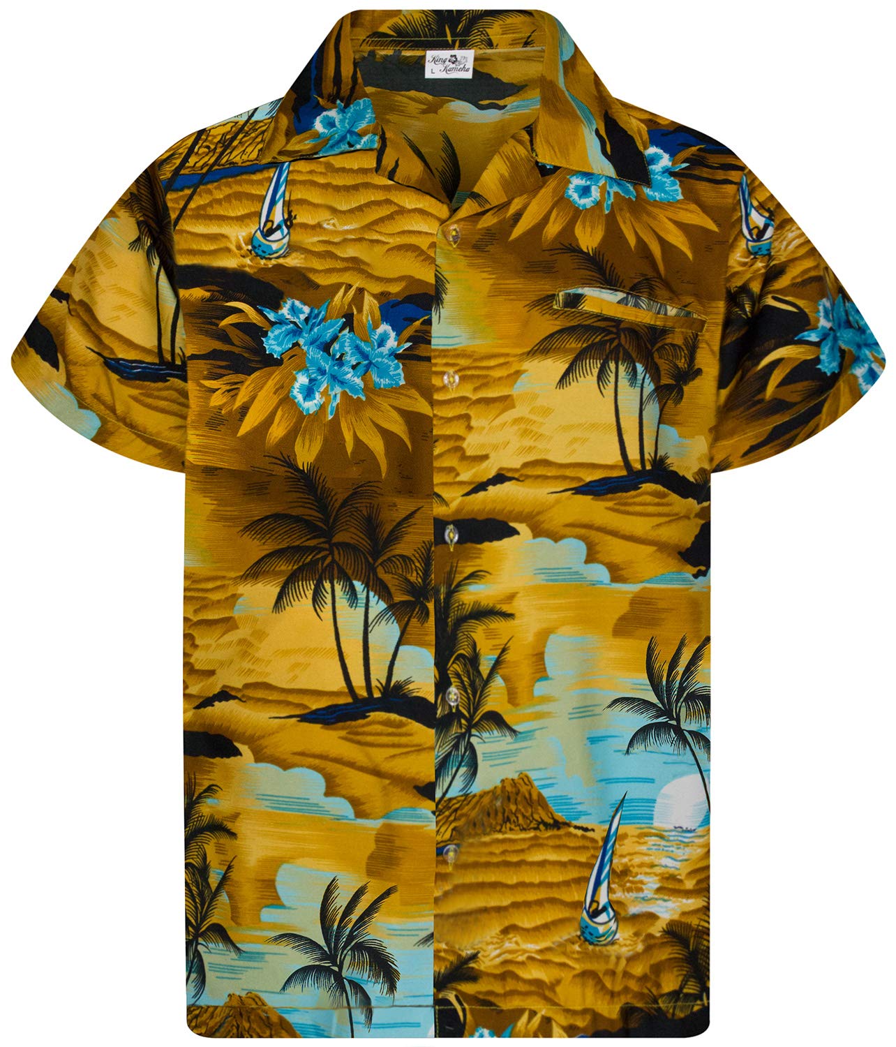 King KamehaHawaiian shirt, short sleeve shirt, summer shirt, party shirt