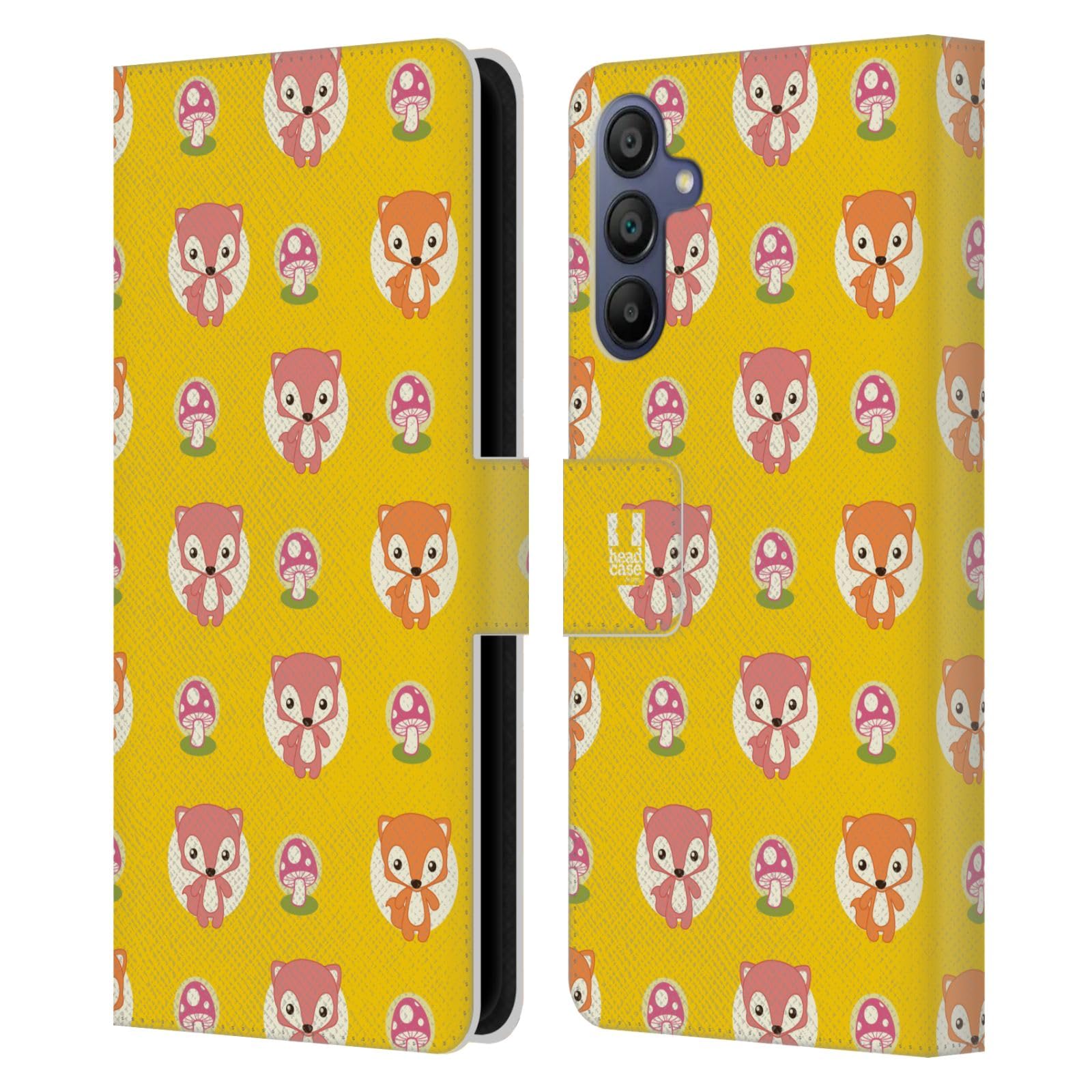 Carcasa de cuero tipo libro Galaxy A15 con diseño Zorro 7