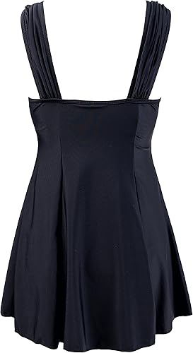 Miniatura 2 de Wantdo - Traje de baño de una pieza para mujer talla extra traje de baño con falda traje de baño cubierto