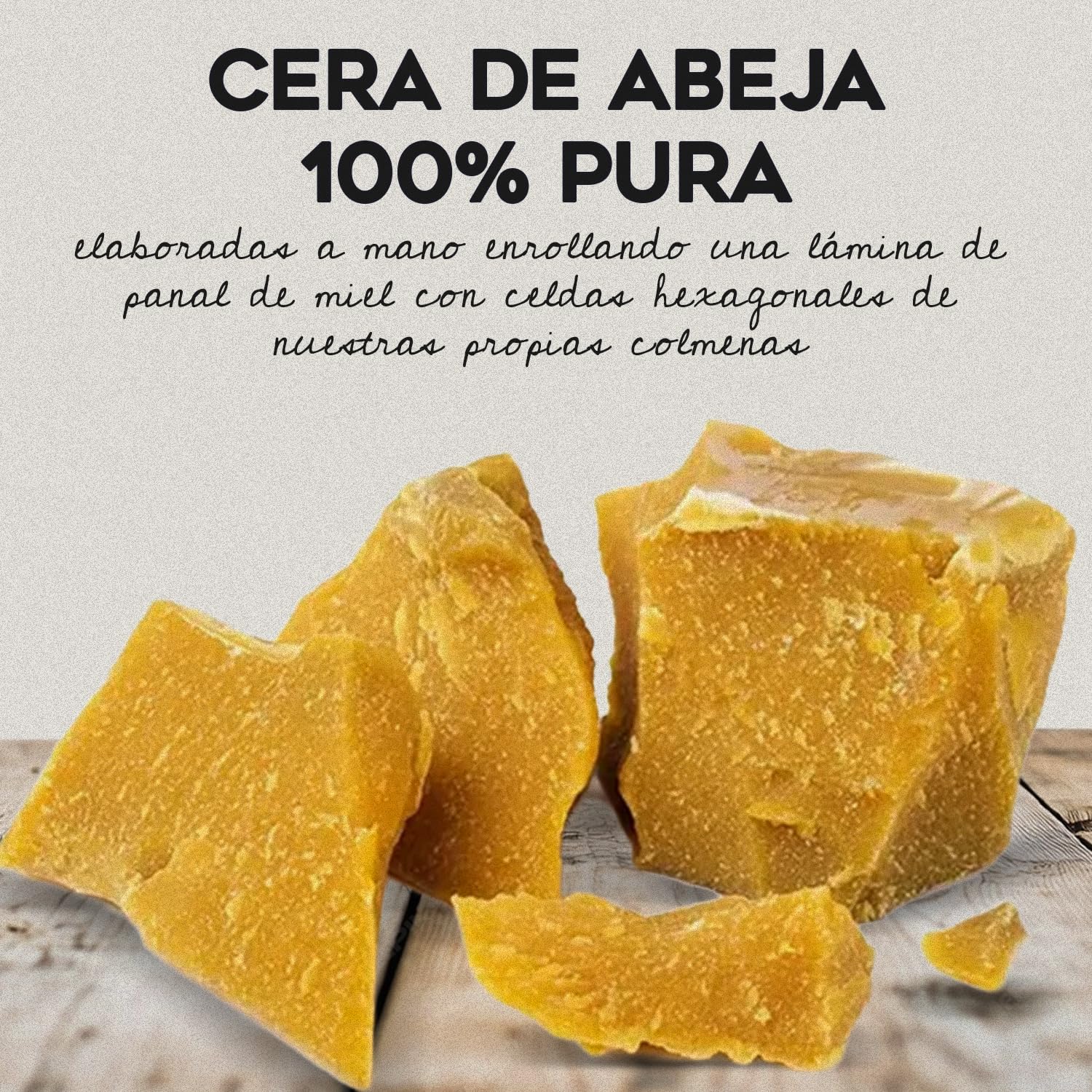 Velas de miel artesanales 20 × 2 cm hechas con cera de abeja natural y mecha de algodón; ideales para ritual, meditación y decoración, velas de cera de abeja natural sin aditivos en un PACK de 18.