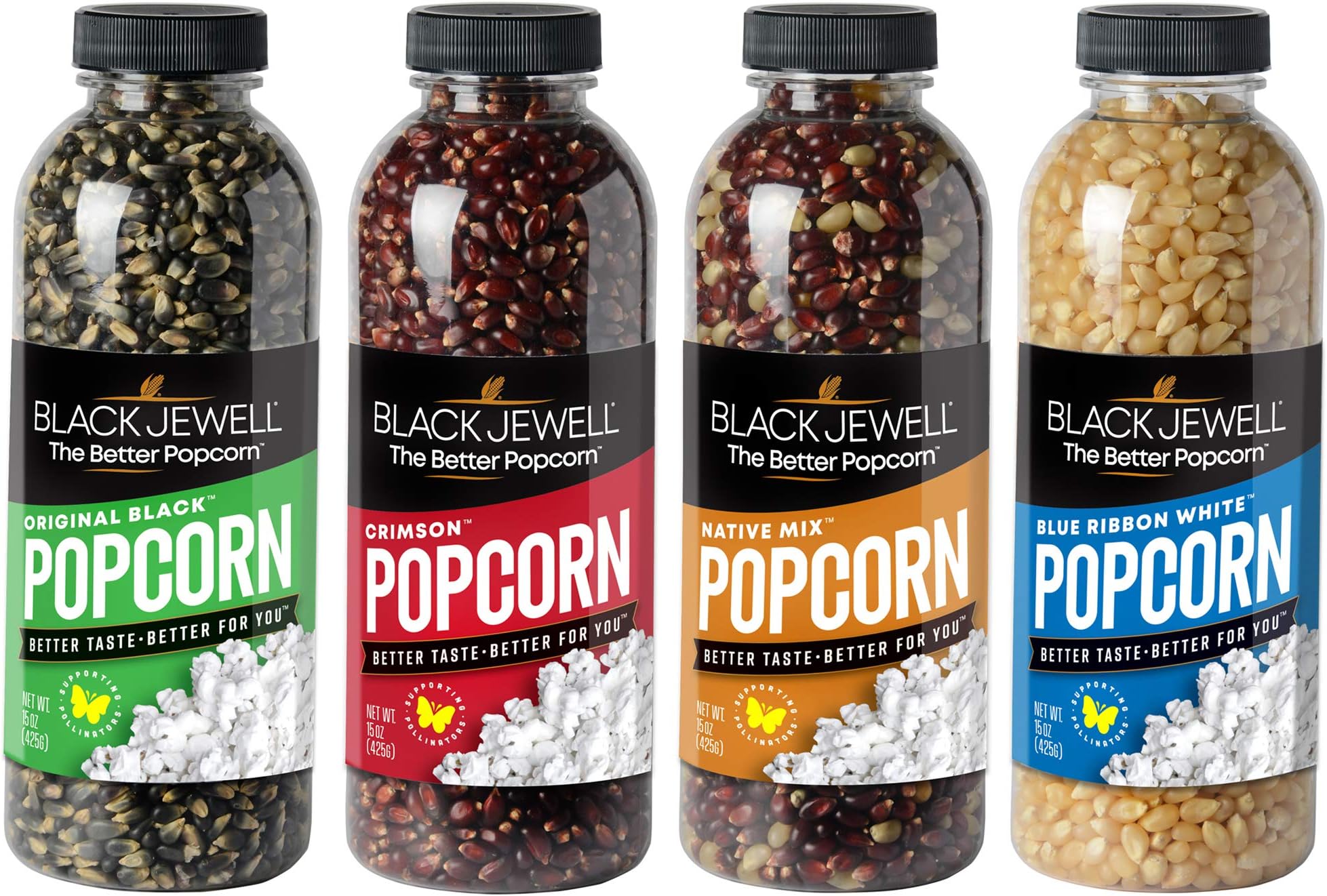 Black Jewell Popcorn Kernels 15 Ounces 15 Ounce (Pack of 4)