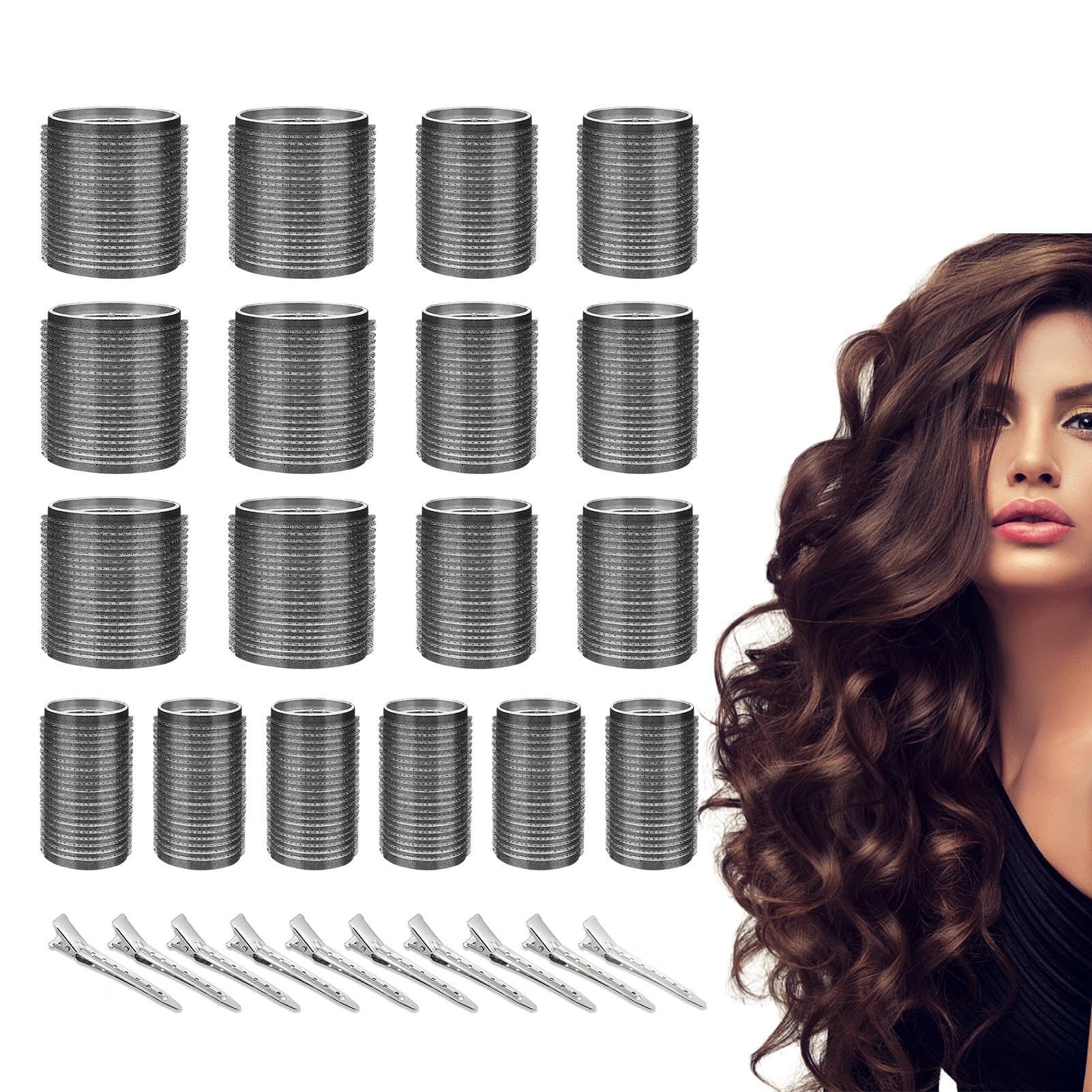 18 strumenti per arricciare i capelli, con 10 forcine per capelli