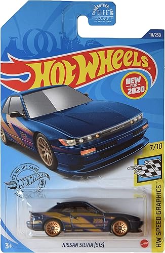 Hot Wheels Nissan Silvia Azul 111250 Velocidad Gráfica 710