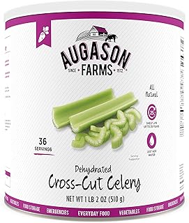 Augason Farms Dehydrated Cross Cut Celery 1 lb 2 oz No. 10 Can