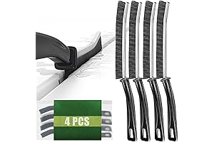 Crevice Cleaning Brush Set 4 pcs | Extra Strong & Long Hard...