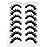 Pooplunch Cat Eye Volume False Eyelashes Wispy Crossed Extension Clusters Look Full Strips Lash 16MM Faux Mink 8D Fake Eyelashes 7 Pairs Pack