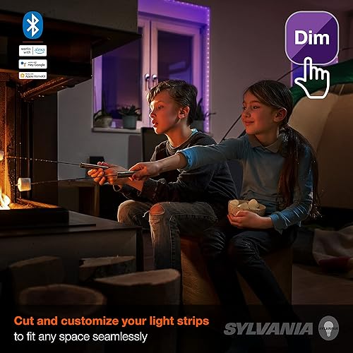 Vista 34 de SYLVANIA 75624 - Tira de luces LED, para exteriores, kit de iniciación, 16 pies-4000 K