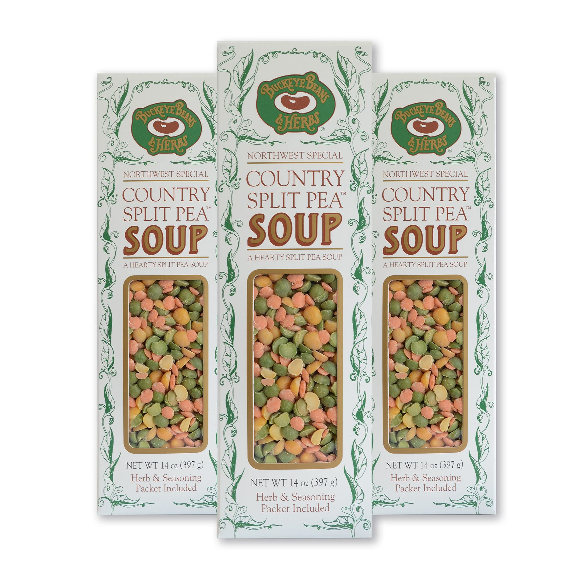 Buy Buckeye Beans & Herbs, Country Split Pea Soup, Herb & Seasoning