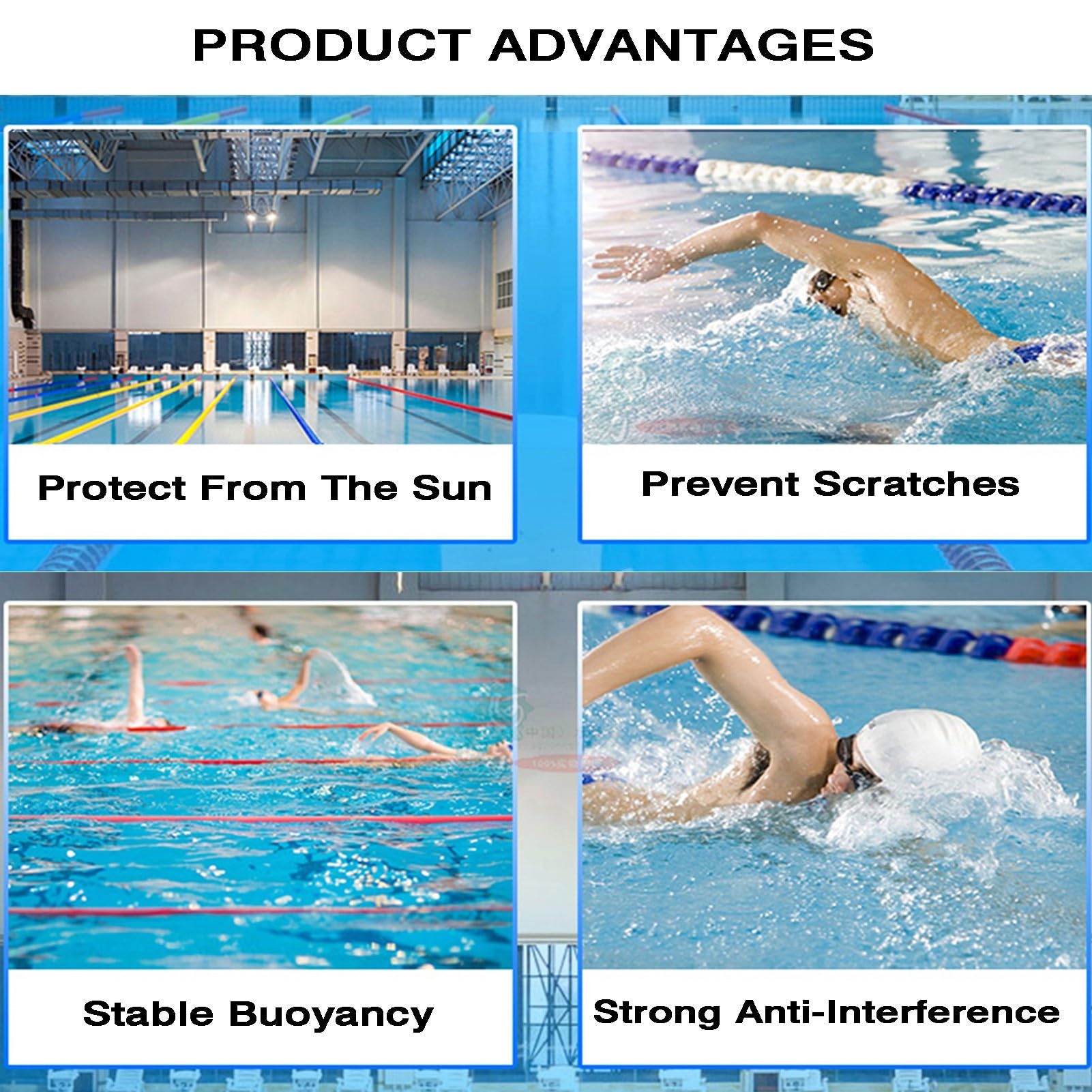 Flotador de Seguridad for Carril de Piscina - Hexagonal (15 cm)