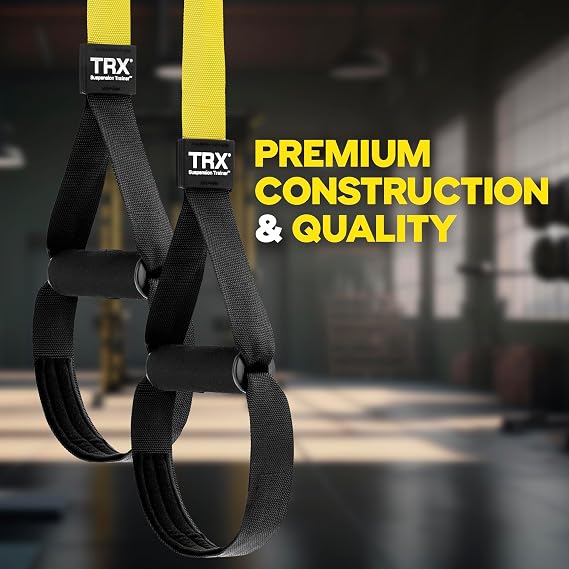 TRX All-in-One Suspension Training System, For Weight Training, Cardio, Cross-Training & Resistance Training, Full-Body Workout for Home, Travel & Outdoors, Includes Indoor & Outdoor Anchors