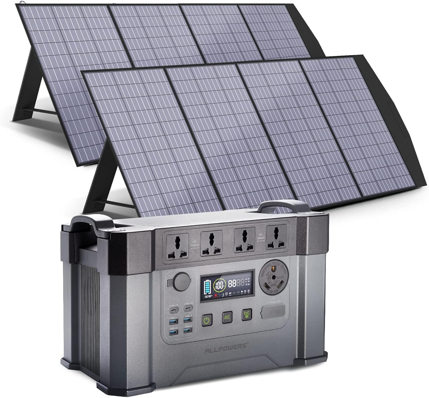 ALLPOWERS MPPT Solar Generator S2000 Pro, 2400W 1500wh Portable Power