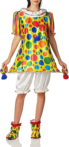 Forum Novelties Disfraz de Giggles The Clown para mujer Multi