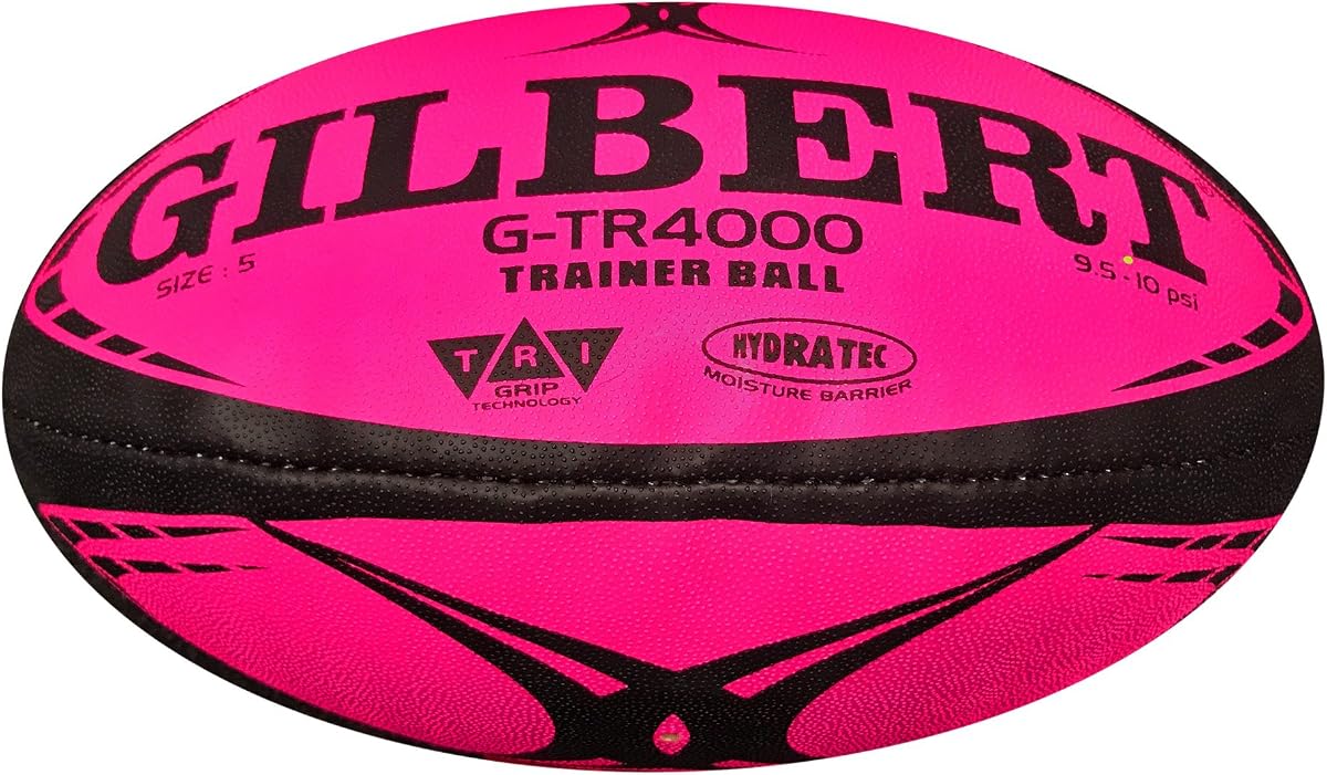 Balón de entrenamiento de rugby G-TR4000 - Rosa fluor, talla 5