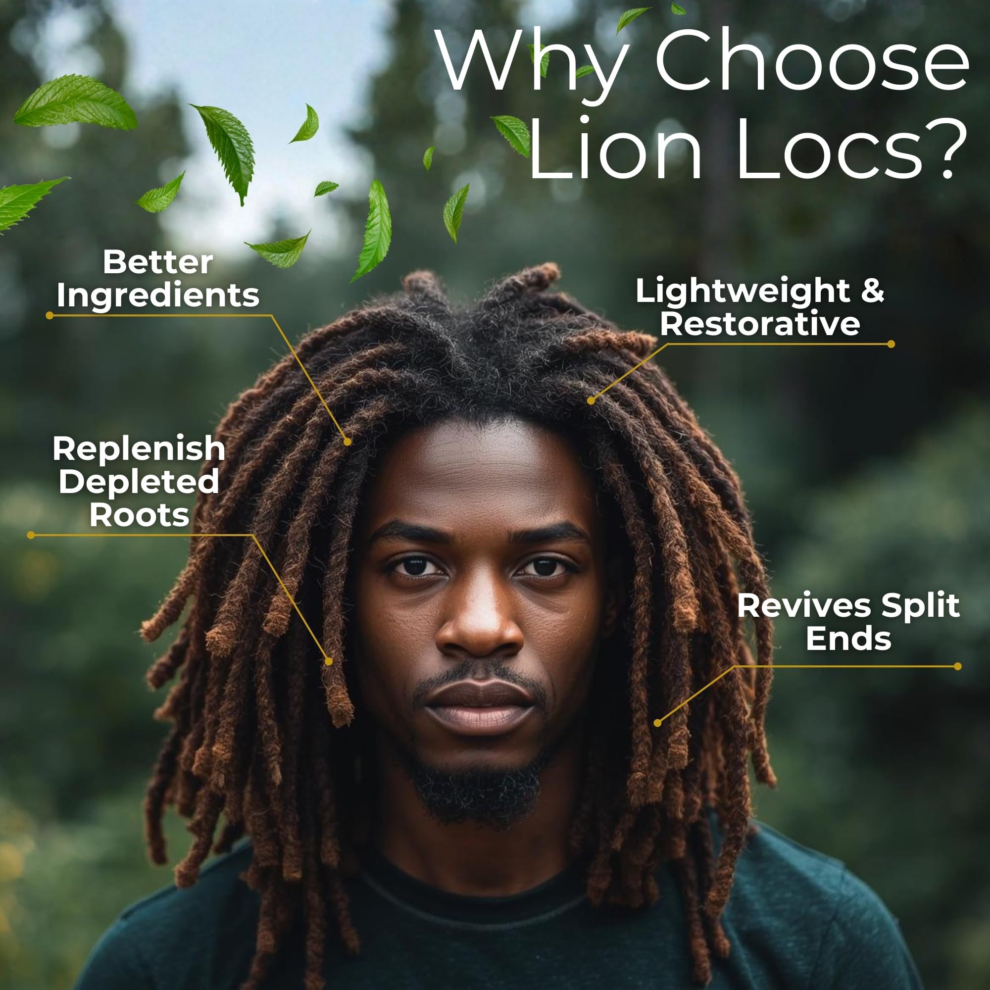 Lion Locs Firm Hold Hair Locking Dreadlock Gel Cream for Dreadlock - Duży pojemnik (236 ml mocny żel blokujący)