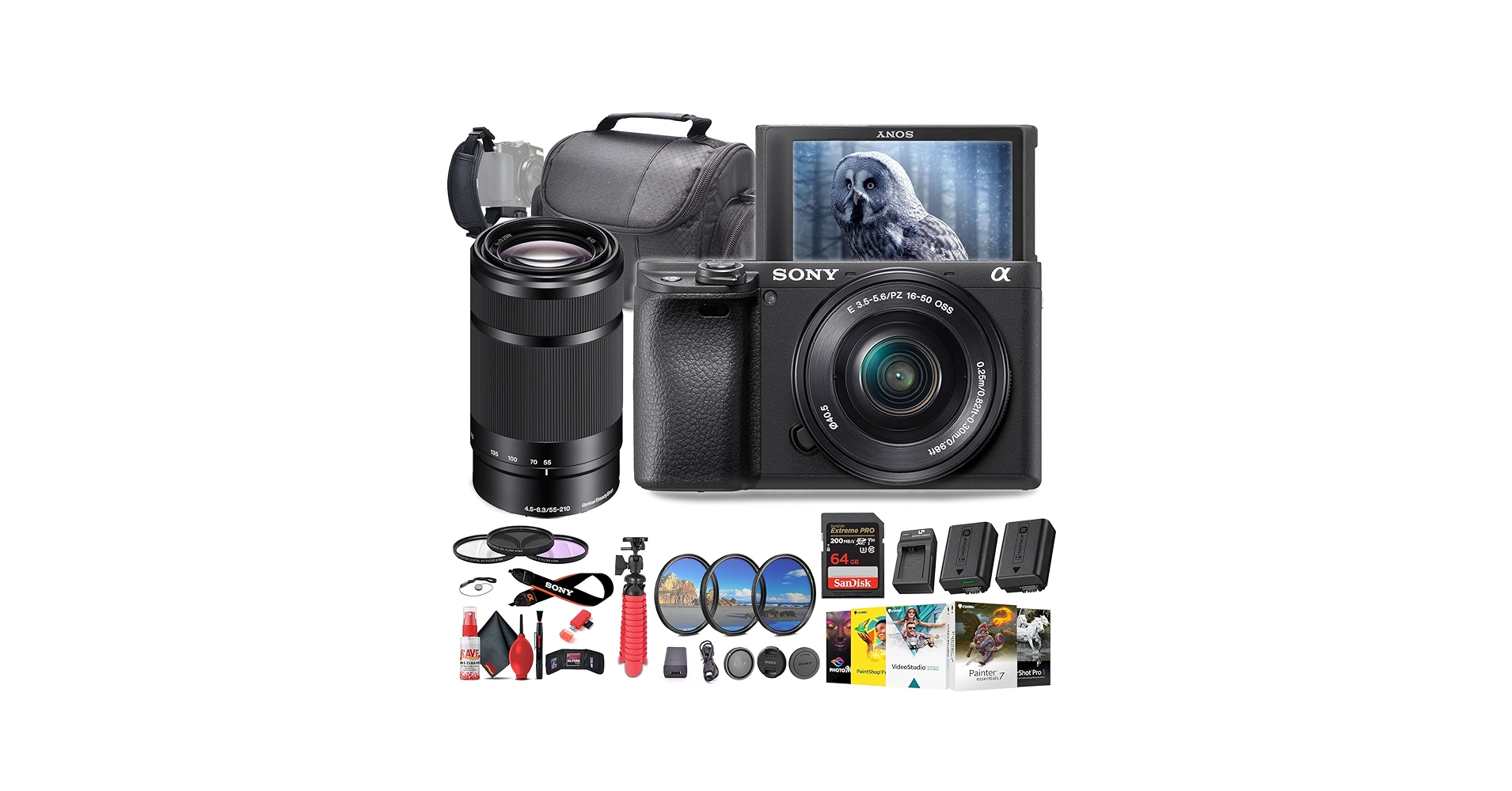 Amazon.com : Sony a6400 Mirrorless Camera with 16-50mm Lens