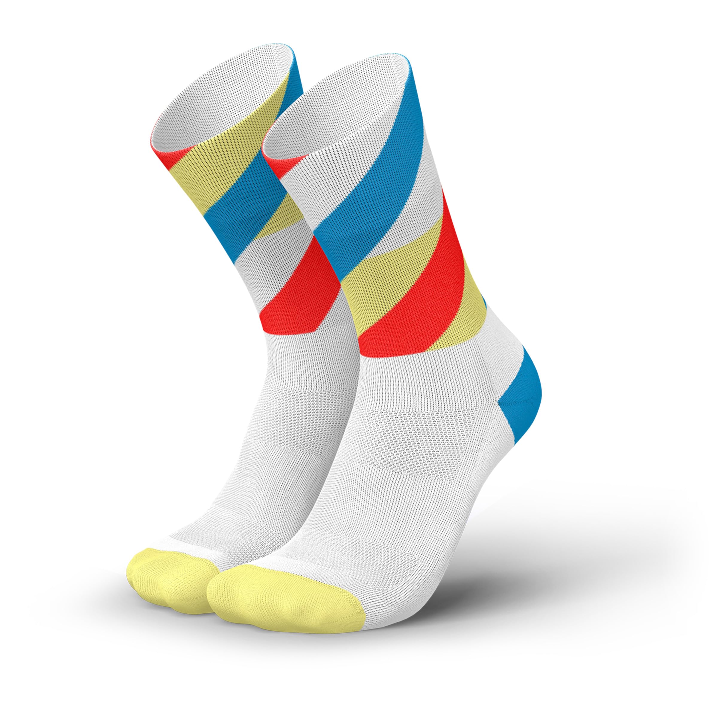 INCYLENCE Chaussettes Mérinos Rembourrées Longues, Chaussettes De Sport D'hiver Unisexes, Chaussettes Respirantes Pour La Course à Pied Et Le Cyclisme Avec Protection Anti-ampoules (43-46