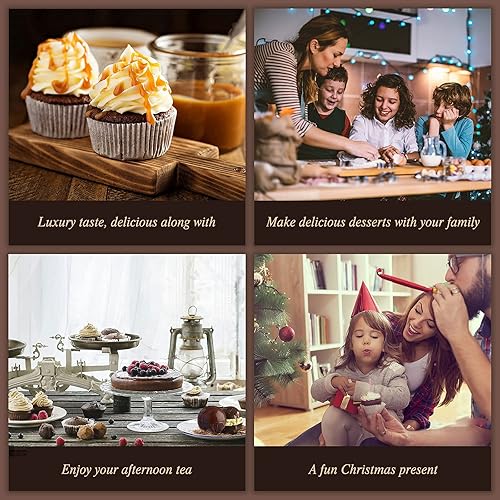 Miniatura 9 de SILIVO 2 moldes de silicona para pan + 2 moldes de silicona para magdalenas