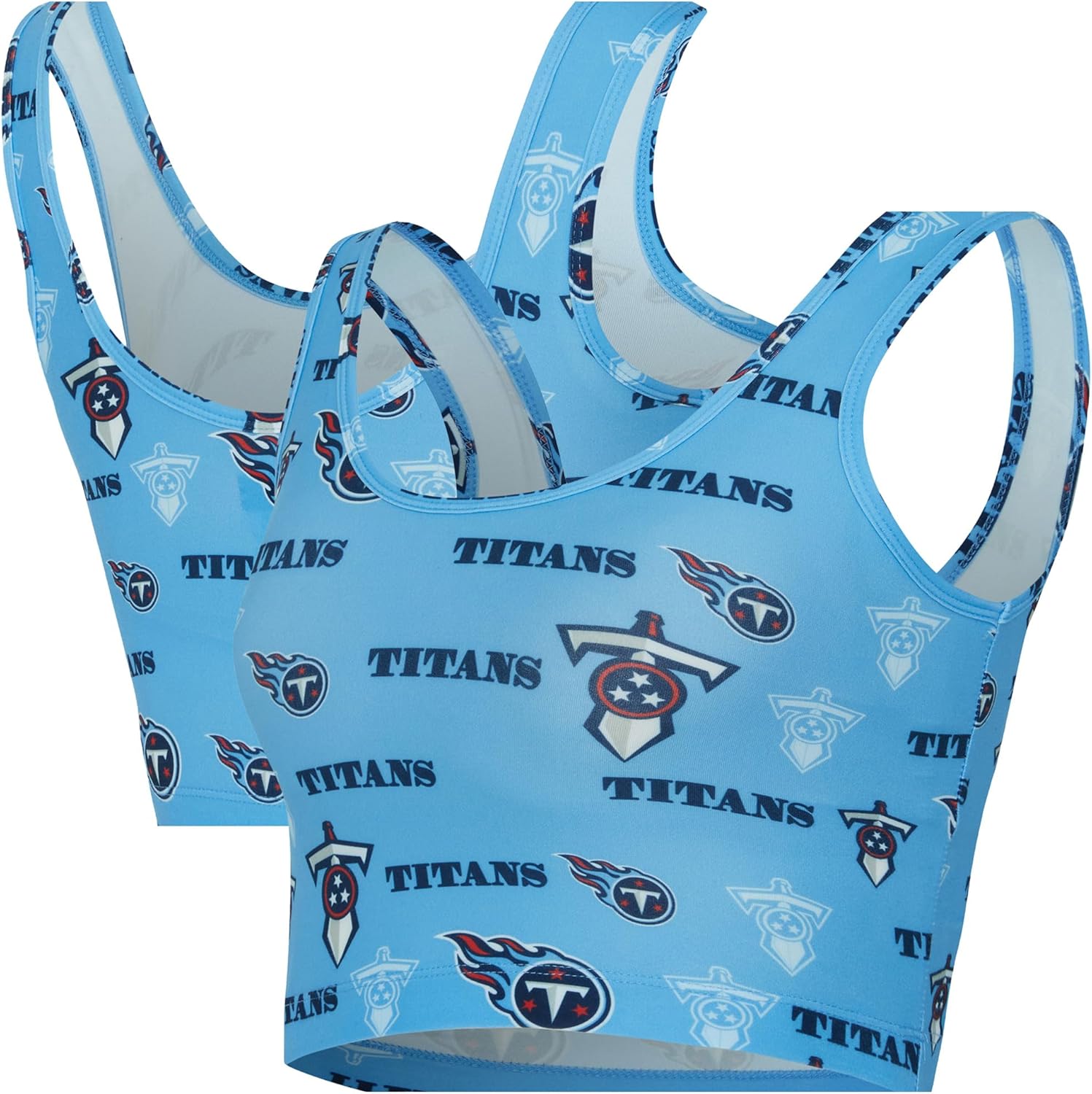 Concepts Sport Women's NFL Mosaic Allover Print Bralette