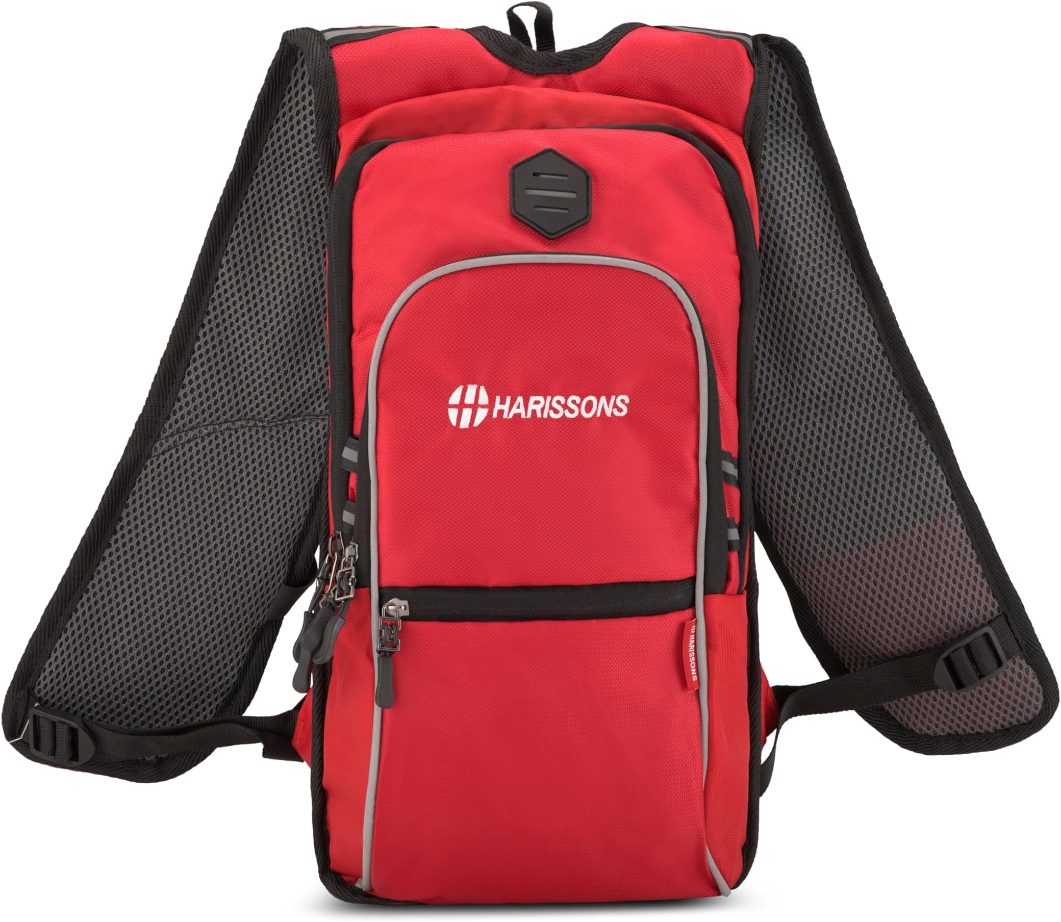 HARISSONS Knightrider Cycling Backpack 9L With Built-in Hydration Bladder Pocket Sleeve | Quick-Access Strap Pockets, Detailed Organizer and Lightweight