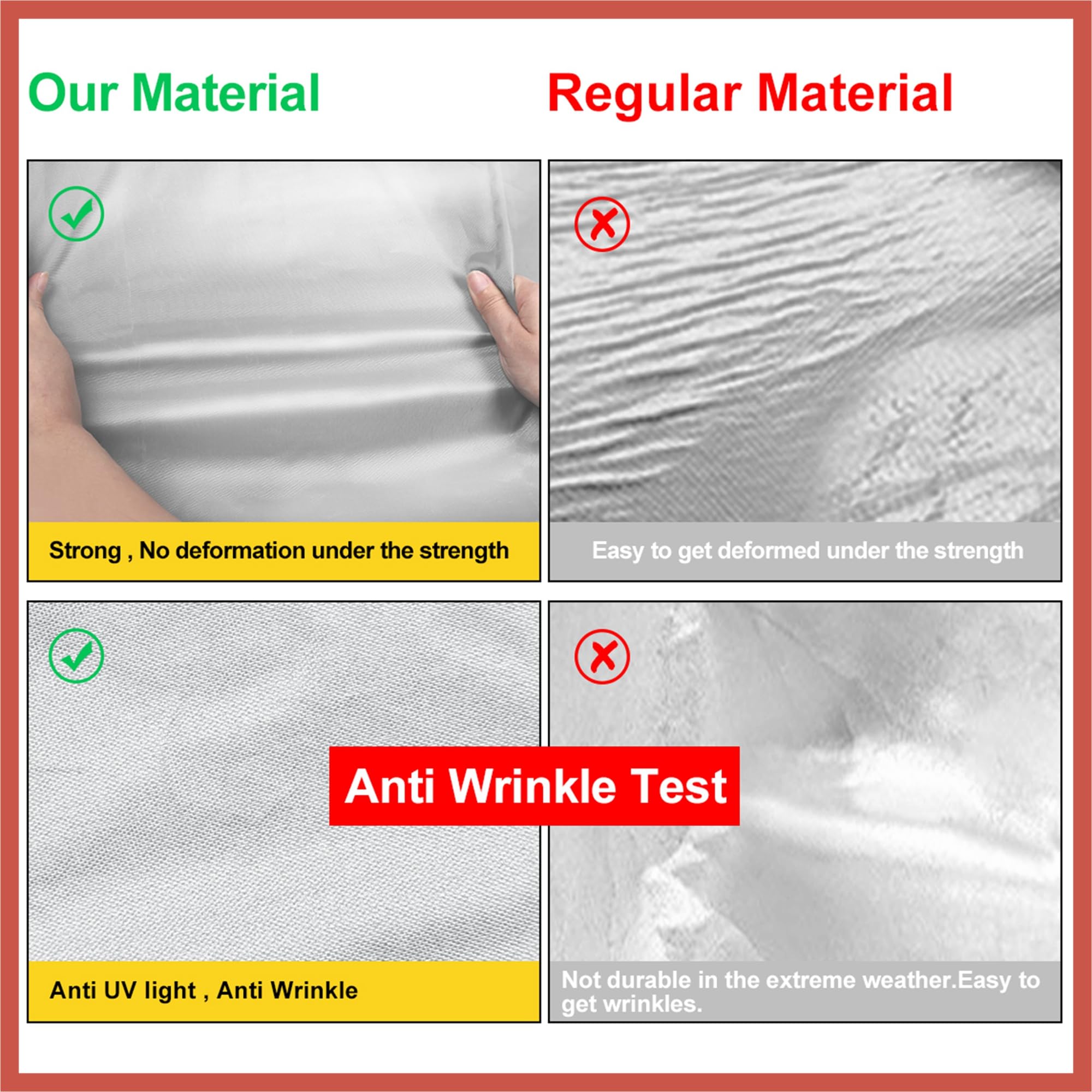 ACROPIX 3L Waterproof Full Car Cover UV Rain Resistant Protection 4 75M 1pcs Car Parts — view 6