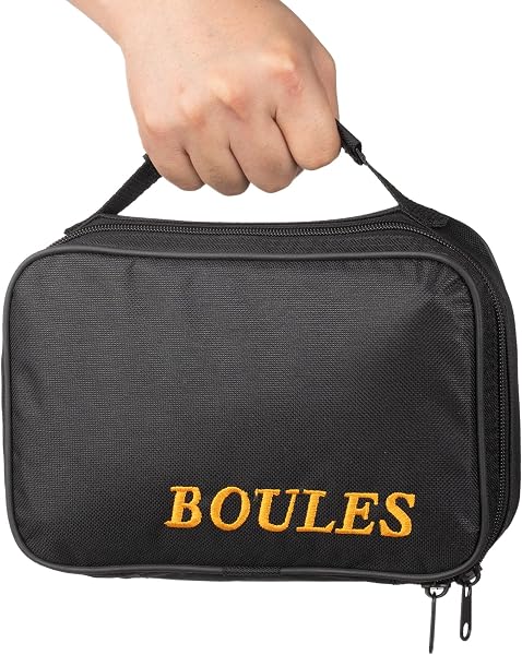 Tofern 2 x Bocce Ball Bag, Oxford Nylon Heavy Duty Practical Bag for 3/6/8 Petanque Balls - 1