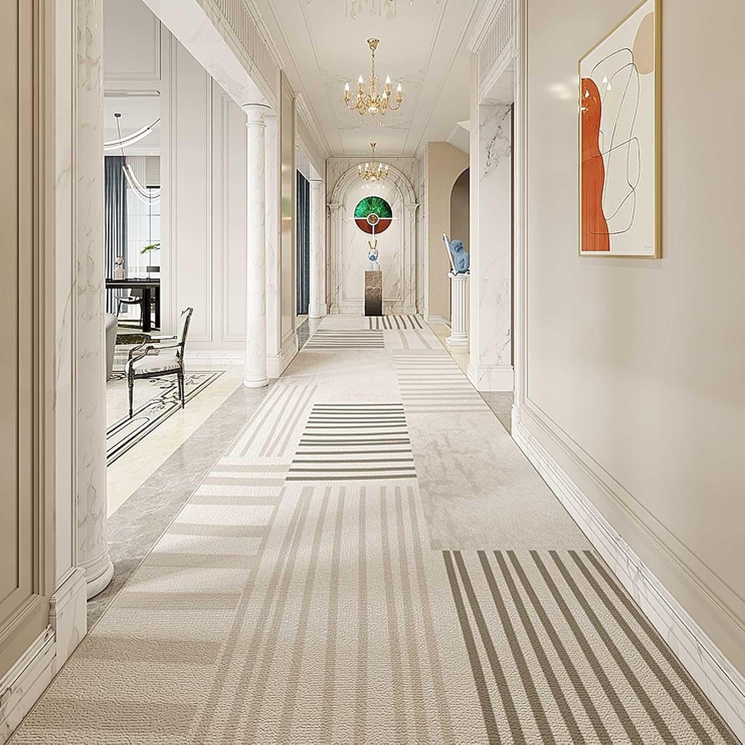 Luyckfrazy Hallway Runner Rug 2m 250cm 3m 350cm 4m 5m 6m Extra Long ...