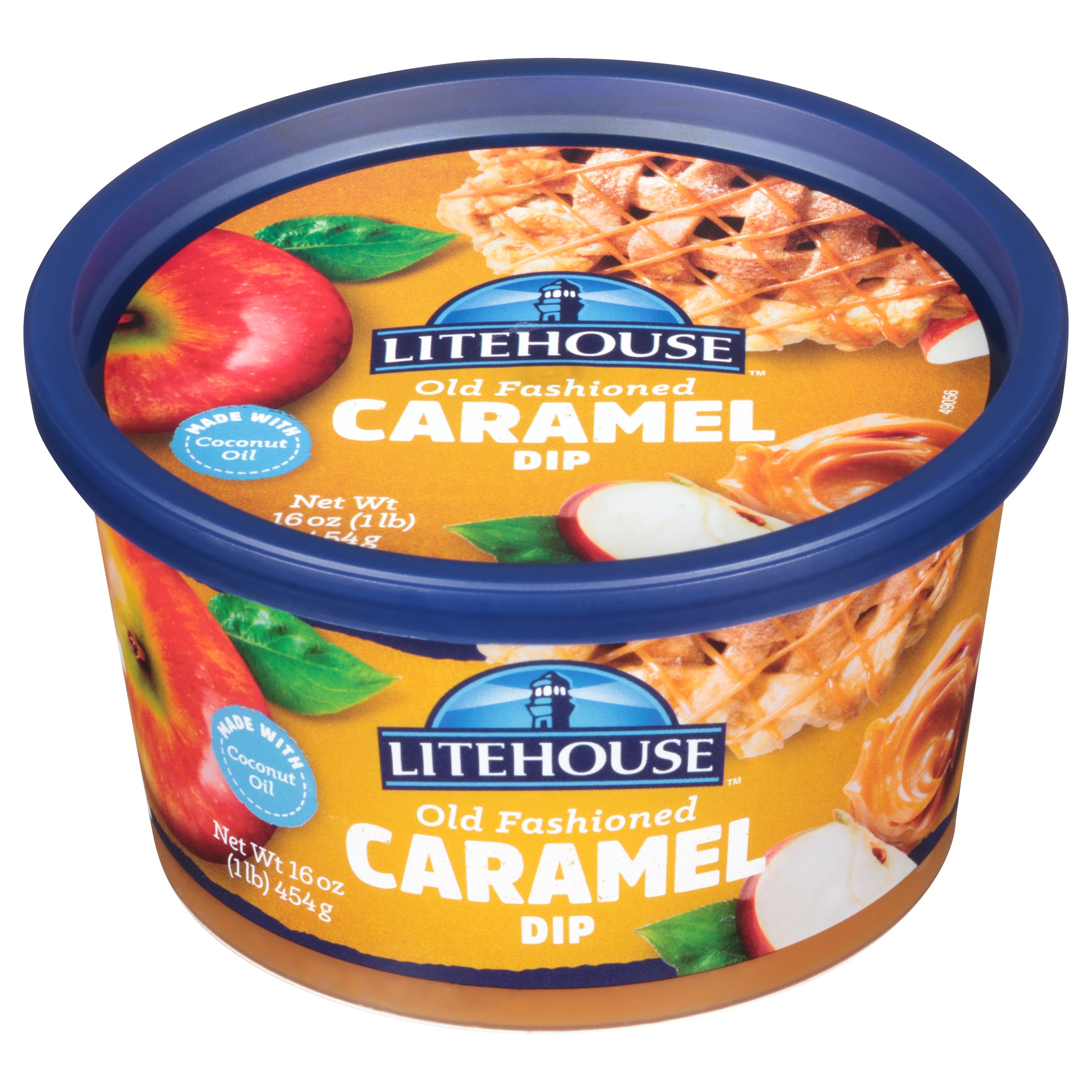 Litehouse Old Fashioned Caramel Snack Dip for Apples - Caramel Dipping Cups, Gluten-Free, Vegetarian, Made with Real Butter & Coconut Oil - 16 oz
