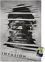 Vista 1 de Marvel Secret Invasion - Póster de una hoja con pasadores de presión de Nick Fury